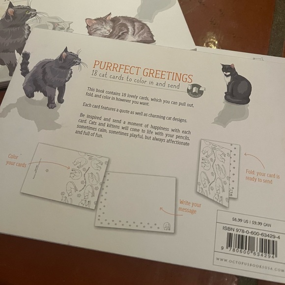 *Bundle* Purrfect Greetings Color Cat Greetings Cards (set of 3) - Picture 5 of 5